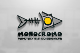 Monocromo Vermuteria Gastrounderground de Bilbao - Diseño gráfico - Branding - Sukalmedia